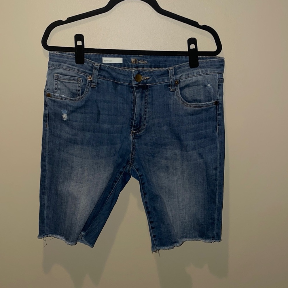 Kut from the Cloth | Denim Bermuda Shorts